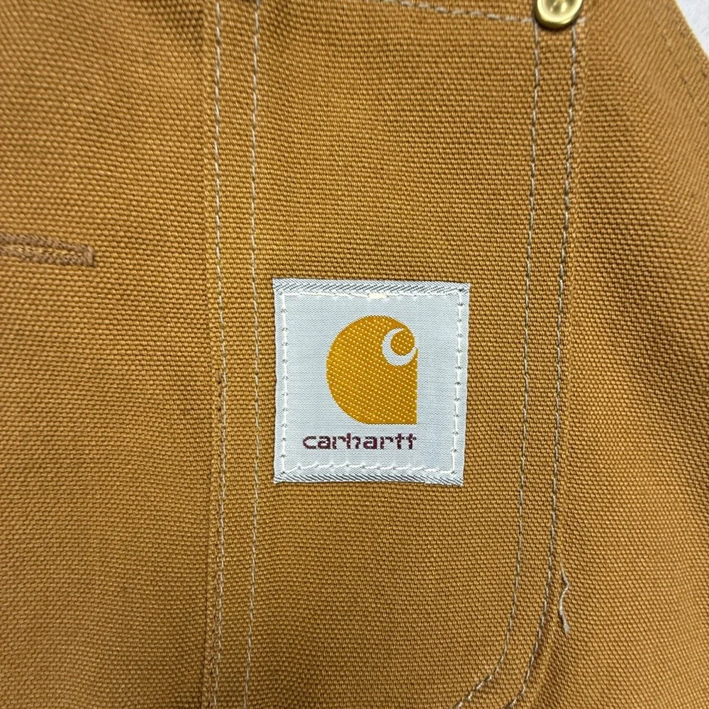 Carhartt Duck Bib Overalls Mens 40x32 Brown Canvas 6FB Workwear NWT NOS